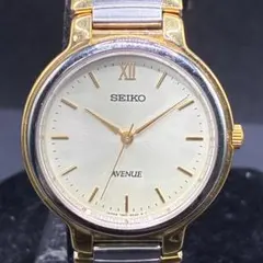 電池交換済 セイコー SEIKO AVENUE 31mm メンズ 腕時計