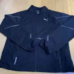 プーマ　ランニングウェア　パーカー黒　ドライセル