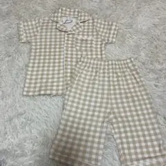 新品 コトリ バースデイ ベビー パジャマ ルームウェア 95cm チェック柄