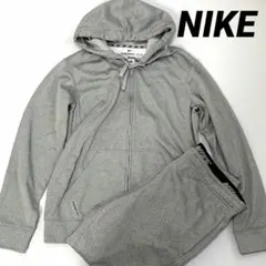 【セットアップ】NIKE Therma-FIT テック系 ジップパーカー 灰 Sのサムネイル