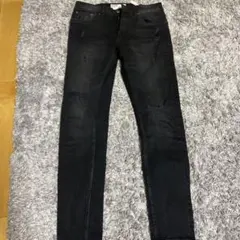 Bershka スキニーデニム ダークグレー EUR 38