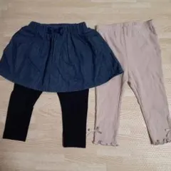 女の子 ボトムス2点セット まとめ売り 80サイズ