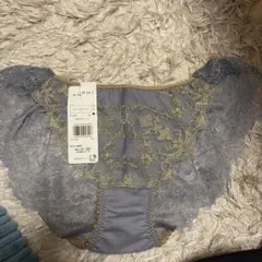 AMPI ブルー レースショーツ M