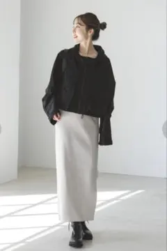 タイトスカート ライトグレー