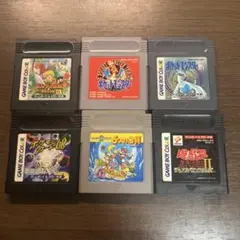 ゲームボーイカラー ソフト6本セット