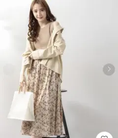 アンデミュウ 花柄ワンピース