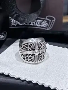 CHROME HEARTS クラシックオーバルクロスリング - メルカリ