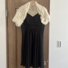 お呼ばれワンピース(ネックレス・ストール付き)