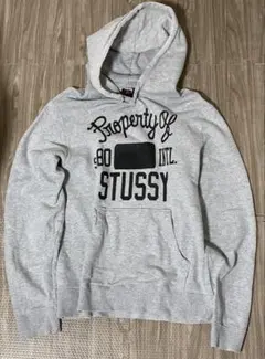 STUSSY グレー パーカー Mサイズ