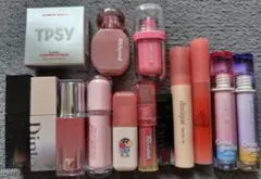 韓国リップ まとめ売り14本セット Dinto,CLIO,periperaなど