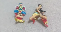 【まとめ売り】クレヨンしんちゃんフィギュア　2つセット