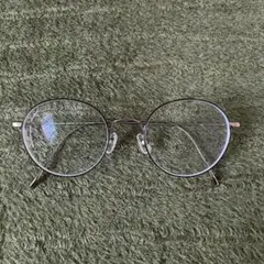 Zoff メガネ　度あり　メタルフレーム　ブラック✖️シルバー