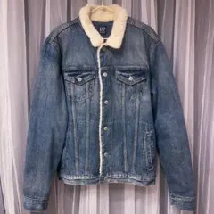 GAP Gap ボアデニムジャケット デニムジャケット デニム L Gジャン