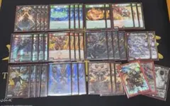 デュエルマスターズ　デッキ　赤緑バイク　2重スリーブ！！のサムネイル