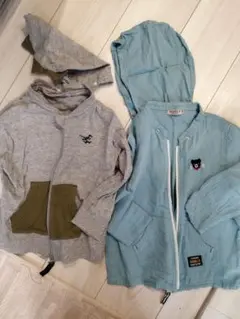 110 クレードスコープ、ダブルビー水色パーカーセット