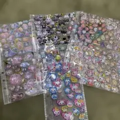 シール帳　完成品　サンリオ　ボンボンドロップシール　うるちゅる　他