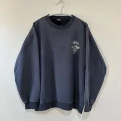 ステューシー old stüssy 90's 00's スウェット ネイビー M