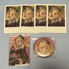 鷹宮リオン 缶バッジ チェキ風カードセット