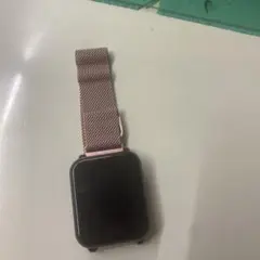 ローズゴールド メッシュバンド スマートウォッチ