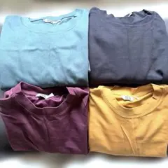 UNIQLO U エアリズムコットンオーバーサイズ Tシャツ Lサイズ4枚セット