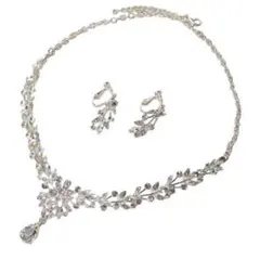 ブライダルアクセサリー ネックレス イヤリング セット