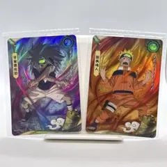 未開封】NARUTO KAYOU限定 うずまきナルト うちはサスケ カード2枚