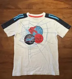【美品】adidas Marvel キッズ スパイダーマン Tシャツ 130