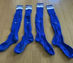 NIKE サッカー用 ロングソックスセット ストッキング ブルーのサムネイル