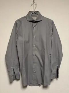 【美品】only 1976 ノンアイロンシャツ グレーのサムネイル