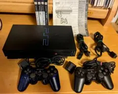【PlayStation2 本体 】コントローラー2個 ソフト4本