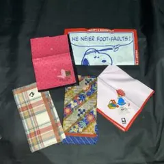 新品　ハンカチ ５枚セット!。。。　！