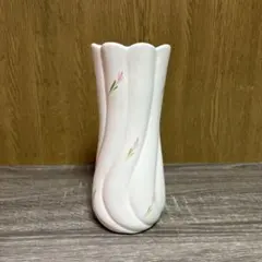 手描き花模様の陶器花瓶☝˃̵͈̑ᴗ˂̵͈̑❤