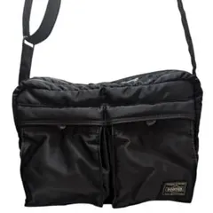 未使用級 PORTER タンカー ショルダーバッグ 2層 S 黒廃盤 ポーター