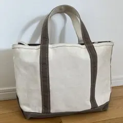 L.L.Bean エルエルビーン USA製 ジップトップ トートバッグM