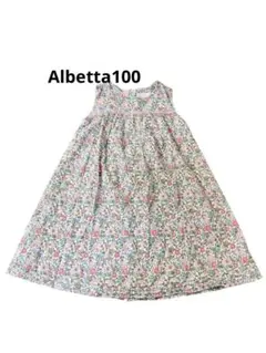 Albetta イギリス発ノースリーブ 花柄 ワンピース 4-5歳のサムネイル