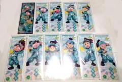 忍たま乱太郎　ロングステッカー2　一年生は組11点セット