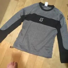 ルースイソンブラ 長袖ジャージ Sサイズ グレー/ブラック