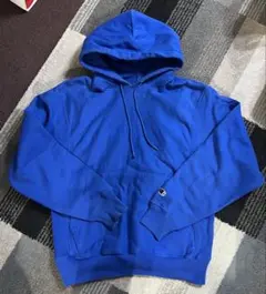 Champion Premium Reverse Weave パーカー 青