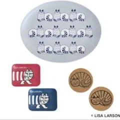 LISA LARSON リサ・ラーソン　インテリアトレー＆コースター5点セットのサムネイル