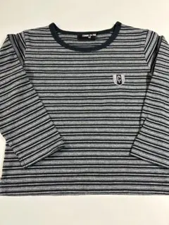 COMME CA ISM ストライプ 長袖Tシャツ 90