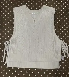 ニットベスト　M オーバーサイズ