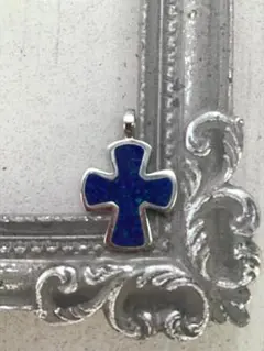 マラカイトクロスペンダントトップ②　シルバー925　silver