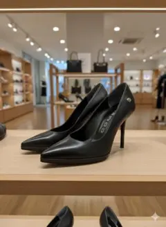 美品COMEX コメックス ハイヒールパンプス ブラック　訳あり　ストラップ欠品