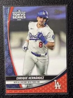 2025 topps tokyoseries ENRIQUE HERNÁNDEZ