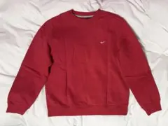 NIKE ナイキ スウェット トレーナー 赤 XL 裏起毛 ワンポイントロゴ