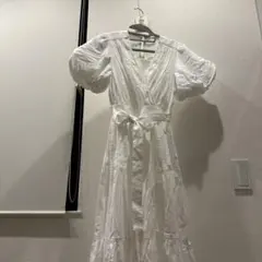 SNIDEL ティアードボリュームカシュクールワンピース
