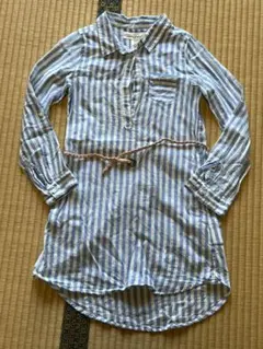 ワンピース　チュニック　ストライプ　130