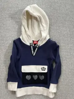 BABYDOLL パーカー 80cm ネイビー美品