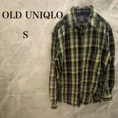 【美品】OLD UNIQLO チェックシャツ 好配色 フランネルシャツ