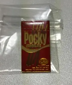 ピンズ　グリコ　ポッキー　レトロ　希少　ピンバッチ